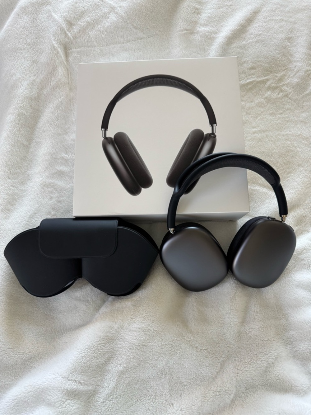 Apple AirPods Max - Space Gray and Black Over-Ear Headphones